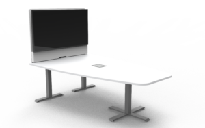 Fixed Height Video Conferencing Table